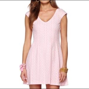 Lilly Pulitzer Briella Dress in Pink and White